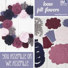 See more ideas about flower images, planting flowers, flower art. Makes 24 Wool Blend Felt Flowers Tutorial Rose Flower Collection Diy Or We Assemble For You Loose Felt Flowers Bee S Knees Kits How To Craft Supplies Tools