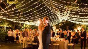 Outdoor Wedding Lights Hire
