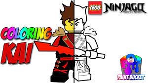 LEGO Ninjago Kai The Red Ninja Coloring Page - The LEGO Ninjago Movie  Coloring Book for Kids - YouTube