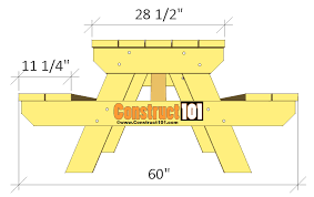 Traditional Picnic Table Plans