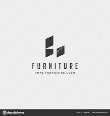 furniture logo design vector icon