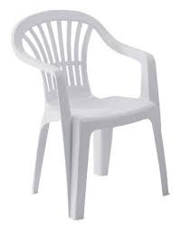 White Plastic Patio Chair Dj Marquees Ltd