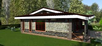 Concise 3 Bedroom Bungalow House Plan