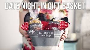 valentine date night in gift basket