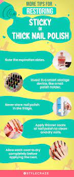 how to thin out nail polish that s