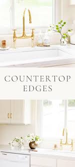 a complete guide to countertop edges