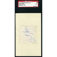 Bart carts for sale online, bart carts are distillate oil cartridges that contain premium oil and while advertised quality captured our interest. Bart Starr Sgc Coa Hand Signed 1960 S 3x5 Index Card Authentic Autograph