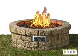 When you're looking to heat up your backyard or patio, rosetta fire pit kits make it easy. Hudson Stone 46 Round Gas Fire Pit Kit The Outdoor Greatroom Company