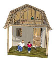 This 12x16 Gambrel Shed Has A Nice