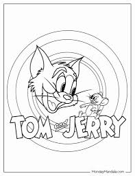 24 tom and jerry coloring pages free
