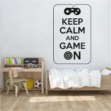 See more ideas about kids bedroom, kid room decor, kids room. Kids Room Wall Stickers Decal New Gamer Keep Calm And Game On Teenager Home Decor Decor Decals Stickers Vinyl Art