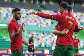 Portugal is playing next match on 15 jun 2021 against hungary in european championship, group f.when the match starts, you will be able to follow hungary v portugal live score, standings, minute by minute updated live results and match statistics.we may have video highlights with goals and news. Cristiano Ronaldo Bruno Fernandes Score As Portugal Thrash Israel 4 0 In Euro 2021 Warmup Evening Standard