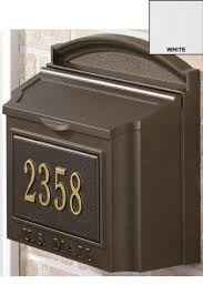 whitehall custom wall mount mailbox