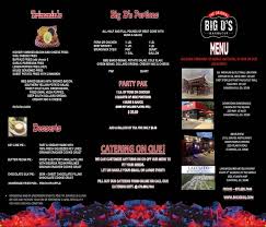 big d s menu