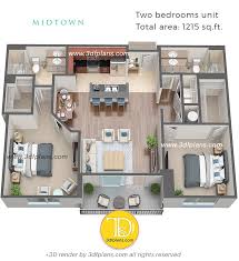 3d Floor Plans Midtown Florida 3d