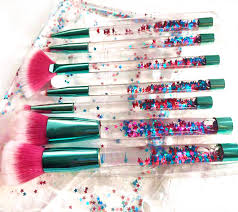 glitter makeup brushes set for s