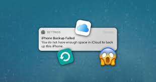 how to fix iphone backup failed