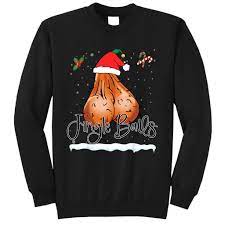 Jingle Balls Tinsel Tits Funny Christmas Matching Couple Sexy Joke Naughty  Sweatshirt | TeeShirtPalace