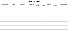 Inventory Format Free Inventory Template For Office Supplies