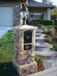 Pacific Landscaping Stone Mailbox Mailbox Landscaping