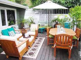 The contrast of texture and colors creates an interesting and intriguing oasis in your yard. 8 Secrets For Creating An Inviting Outdoor Space Small Outdoor Patios Patio Furniture Layout Patio Design