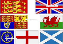 english flags free vector images