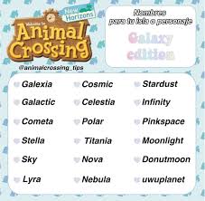 Una forma rápida y conveniente de encontrar nuevas ideas para nombres de bebés. Nombres Para Tu Isla De Animal Crossing New Horizons Justneko