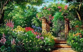 English Gardens Hd Wallpaper