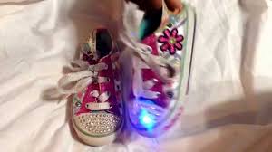 Skechers Twinkle Toes Light Up Shoes Toddler Girls Youtube