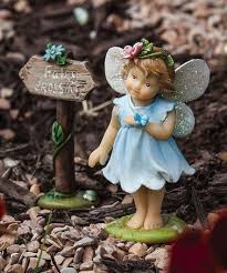 Evergreen Mini Garden Fairy Statue Set