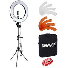 Neewer Camera Photo Video Light Kit 18 Inches 48 Centimeters Outer 55w 5500k Dimmable Led Ring Light Light Stand Receiver For Smartphone Youtube Vine Self Portrait Video Shooting Neewer Photographic Equipment And