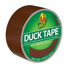 chocolate brown duck brand duct tape