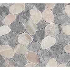 tile connection pebble ash grey quartz