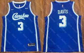 Los angeles lakers showtime city edition. Nba La Lakers Concept Crenshaw 3 Anthony Davis Blue Men Jersey