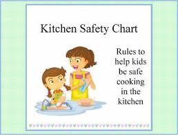 Cooking With Kids Kitchen Safety Chart Kitchen Safety