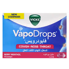 vicks vapodrops berry menthol tablets