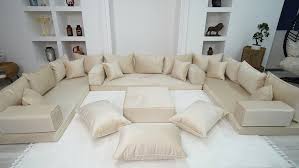 Floor Couches Sectional Sofa Set