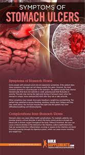 stomach ulcers causes symptoms and