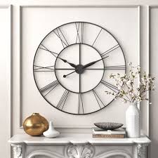 Silent Metal Round Wall Clock