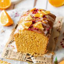 Vegan Orange Loaf Cake gambar png