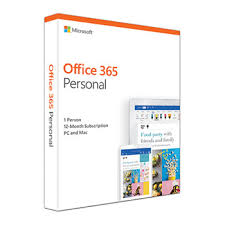 Microsoft Office 365 2019 1 Year 1 User Personal With Word Excel Powerpoint