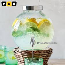 4 7 Litre Glass Beverage Dispenser With
