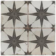 merola tile kings star nero 17 5 8 in