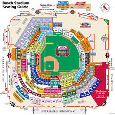 Busch Stadium Seating Chart Views And Reviews St Louis