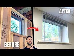 How To Trim Out A Basement Window Diy