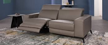 vitorio leather sofa modern recliner