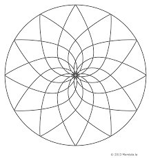 Résultat de recherche d'images pour "coloriage à imprimer mandala fleurs"