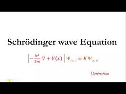 Schrodinger Wave Equation Proof Basic