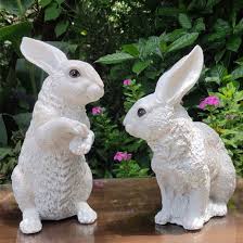 Outdoor Decoration Rabbit Statue Resin