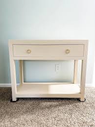 Linen Console Table Entryway Table
